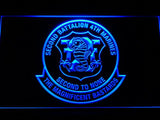 2nd Battalion 4th Marines LED Neon Sign USB - Blue - TheLedHeroes