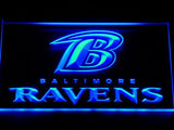 Baltimore Ravens (3) LED Neon Sign USB - Blue - TheLedHeroes