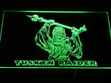 Star Wars Tusken Raider LED Neon Sign USB - Green - TheLedHeroes