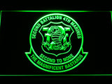 FREE 2nd Battalion 4th Marines LED Sign - Green - TheLedHeroes