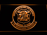 FREE 2nd Battalion 4th Marines LED Sign - Orange - TheLedHeroes