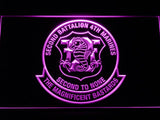 2nd Battalion 4th Marines LED Neon Sign Electrical - Purple - TheLedHeroes