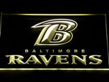 FREE Baltimore Ravens (3) LED Sign - Yellow - TheLedHeroes