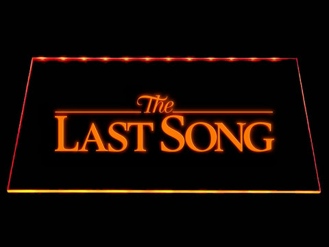 The Last Song LED Neon Sign USB - Orange - TheLedHeroes