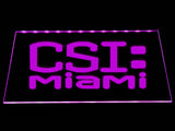 FREE CSI: Miami LED Sign - Purple - TheLedHeroes