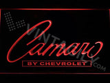 Camaro by Chevrolet LED Neon Sign USB - Red - TheLedHeroes