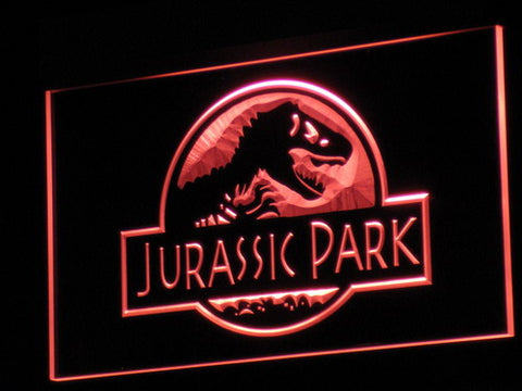 FREE Jurassic Park LED Sign - Red - TheLedHeroes