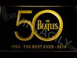 The Beatles 1964/2014 LED Sign - Yellow - TheLedHeroes