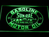 Sun-Rae Gasoline Motor Oil LED Neon Sign Electrical - Green - TheLedHeroes
