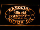 Sun-Rae Gasoline Motor Oil LED Neon Sign Electrical - Orange - TheLedHeroes