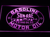 Sun-Rae Gasoline Motor Oil LED Neon Sign Electrical - Purple - TheLedHeroes