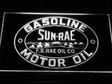 Sun-Rae Gasoline Motor Oil LED Neon Sign Electrical - White - TheLedHeroes