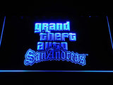 Grand Theft Auto San Andreas LED Sign - Blue - TheLedHeroes