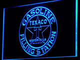 Texaco Gasoline Filling Station LED Neon Sign Electrical - Blue - TheLedHeroes