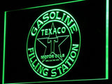 Texaco Gasoline Filling Station LED Neon Sign Electrical - Green - TheLedHeroes