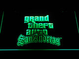 FREE Grand Theft Auto San Andreas LED Sign - Green - TheLedHeroes