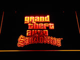 Grand Theft Auto San Andreas LED Sign - Orange - TheLedHeroes