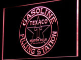 Texaco Gasoline Filling Station LED Neon Sign Electrical - Red - TheLedHeroes