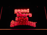 Grand Theft Auto San Andreas LED Sign - Red - TheLedHeroes