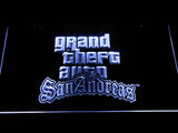 FREE Grand Theft Auto San Andreas LED Sign - White - TheLedHeroes