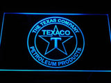 Texaco The Texas Company LED Neon Sign USB - Blue - TheLedHeroes