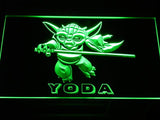 Star Wars Yoda (2) LED Neon Sign Electrical - Green - TheLedHeroes