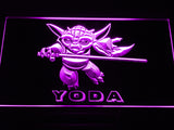 FREE Star Wars Yoda (2) LED Sign - Purple - TheLedHeroes