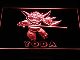 Star Wars Yoda (2) LED Neon Sign Electrical - Red - TheLedHeroes