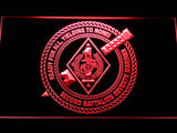 2nd Battalion 7th Marines LED Neon Sign Electrical - Red - TheLedHeroes