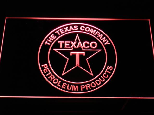 Texaco The Texas Company LED Neon Sign Electrical - Red - TheLedHeroes