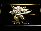 FREE Star Wars Yoda (2) LED Sign - Yellow - TheLedHeroes
