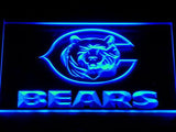 Chicago Bears (2) LED Neon Sign USB - Blue - TheLedHeroes