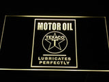 Texaco Motor Oil LED Neon Sign Electrical - Yellow - TheLedHeroes
