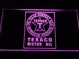 Texaco Motor Oil (2) LED Neon Sign USB - Purple - TheLedHeroes