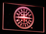 Seattle Mariners LED Neon Sign USB - Red - TheLedHeroes