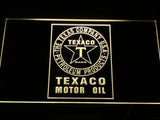 Texaco Motor Oil (2) LED Neon Sign Electrical - Yellow - TheLedHeroes
