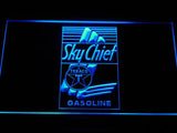 Texaco Sky Chief Gasoline LED Neon Sign USB - Blue - TheLedHeroes