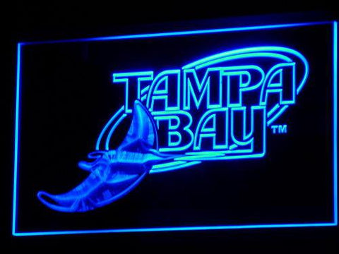 Tampa Bay Rays (3) LED Neon Sign Electrical - Blue - TheLedHeroes
