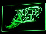 Tampa Bay Rays (3) LED Neon Sign USB - Green - TheLedHeroes