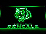 Cincinnati Bengals (2) LED Sign - Green - TheLedHeroes