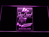 Texaco Sky Chief Gasoline LED Neon Sign Electrical - Purple - TheLedHeroes