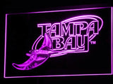 Tampa Bay Rays (3) LED Neon Sign Electrical - Purple - TheLedHeroes