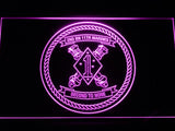 2nd Battalion 11th Marines LED Neon Sign Electrical - Purple - TheLedHeroes