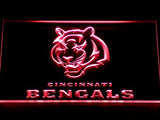 Cincinnati Bengals (2) LED Neon Sign Electrical - Red - TheLedHeroes