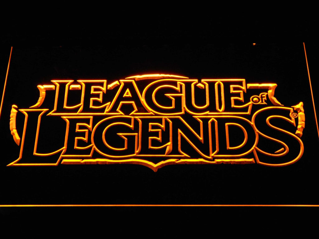 League of Legends LED Sign - Yellow - TheLedHeroes