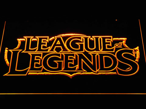 League of Legends LED Sign - Yellow - TheLedHeroes