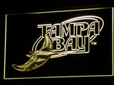 Tampa Bay Rays (3) LED Neon Sign USB - Yellow - TheLedHeroes