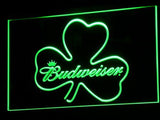 Budweiser Shamrock (2) LED Neon Sign Electrical - Green - TheLedHeroes