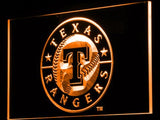 Texas Rangers LED Neon Sign Electrical - Orange - TheLedHeroes