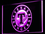 Texas Rangers LED Neon Sign Electrical - Purple - TheLedHeroes